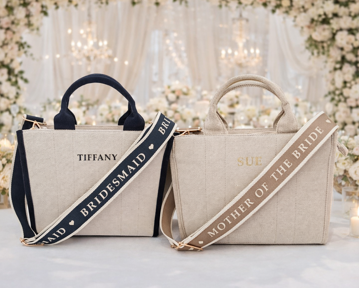 Personalised Bridal Party Tote Bag