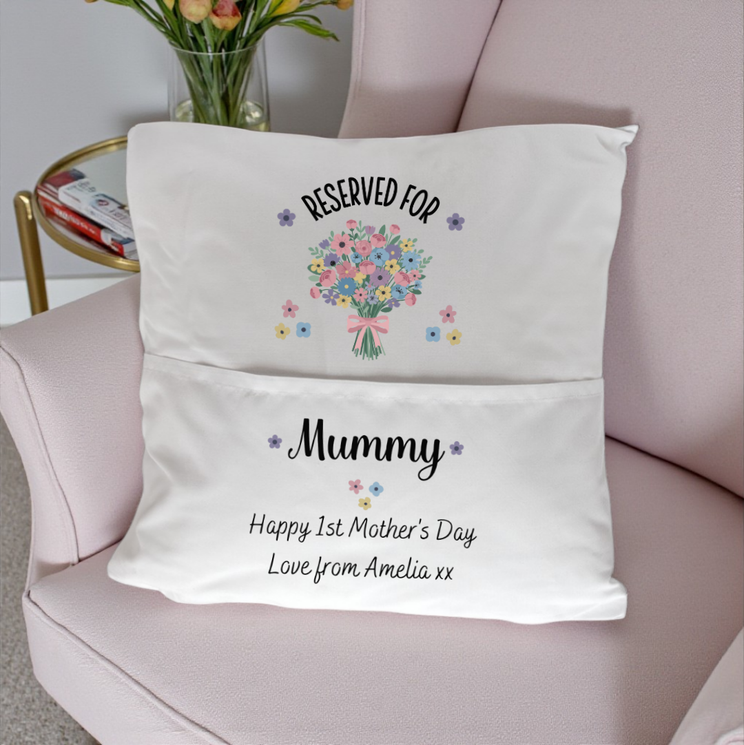 Reserved For Mum/ Nana Personalised Cushion