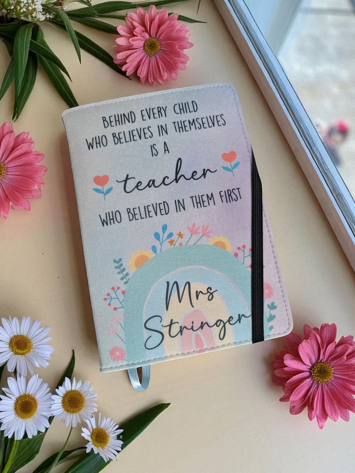 Personalised Teacher Notebook Gift
