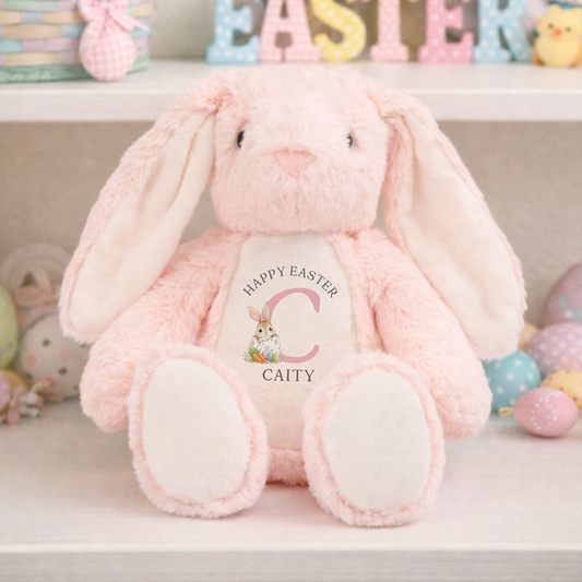 Happy Easter Bunny Soft Toy