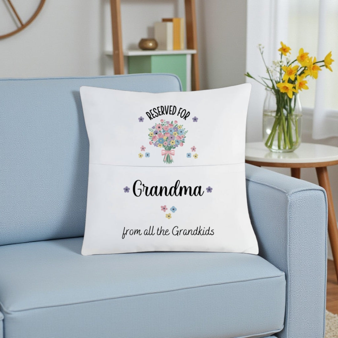 Reserved For Mum/ Nana Personalised Cushion