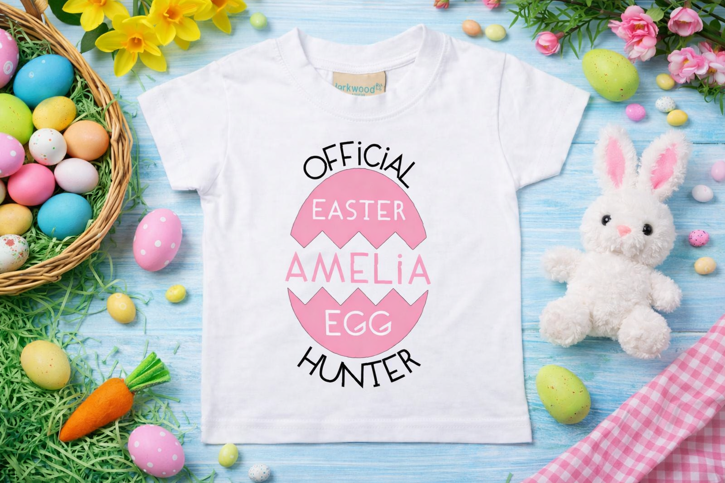 Personalised Official Easter Egg Hunter T Shirt