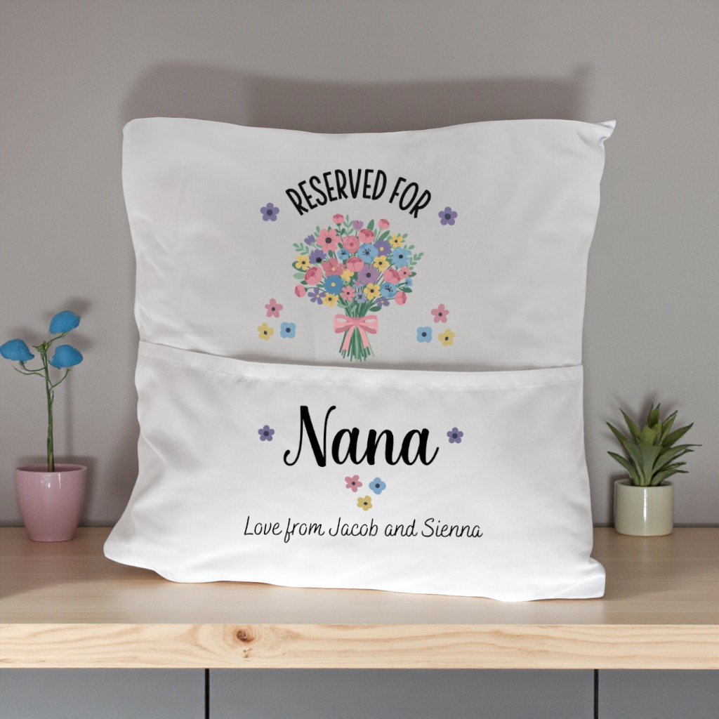 Reserved For Mum/ Nana Personalised Cushion