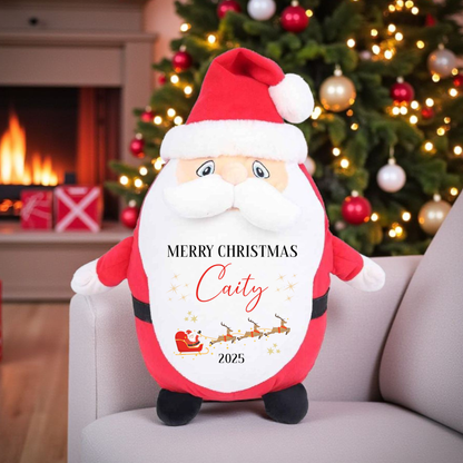 Personalised Santa Plush - Merry Christmas