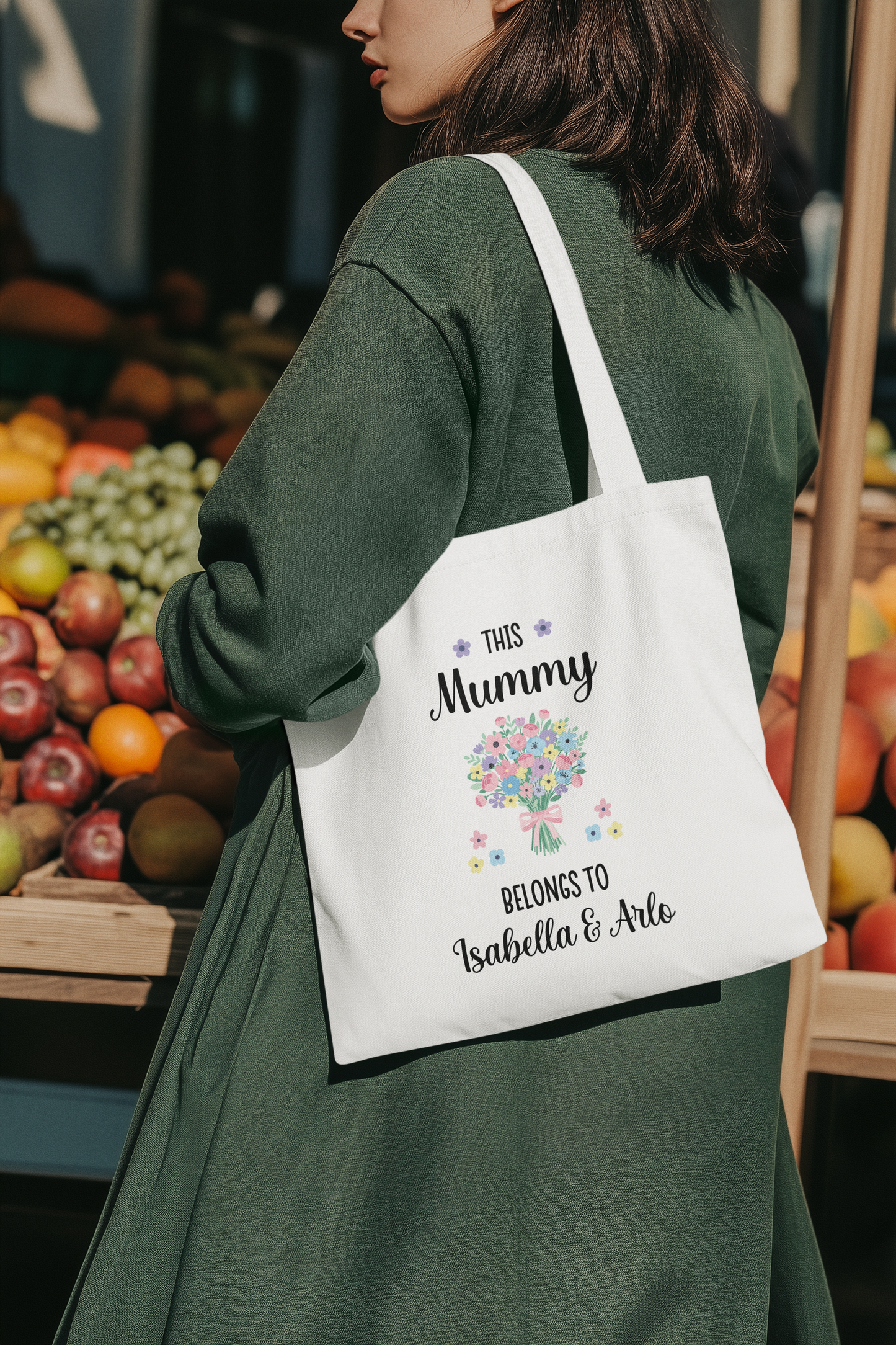 Personalised This Mummy/ Granny Belongs to Tote Bag