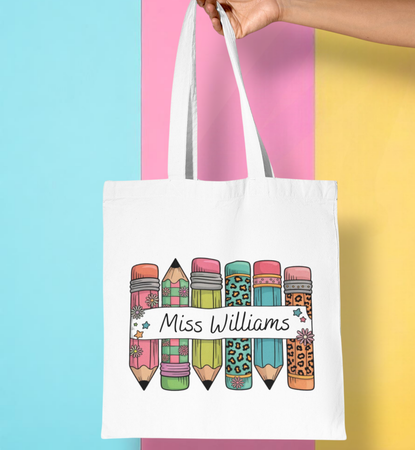Personalised Teacher Tote Bag