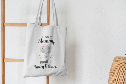Personalised This Mummy/ Granny Belongs to Tote Bag