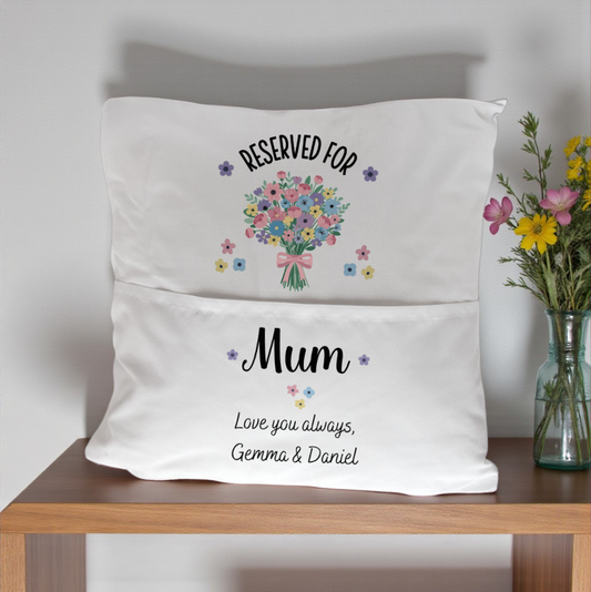 Reserved For Mum/ Nana Personalised Cushion