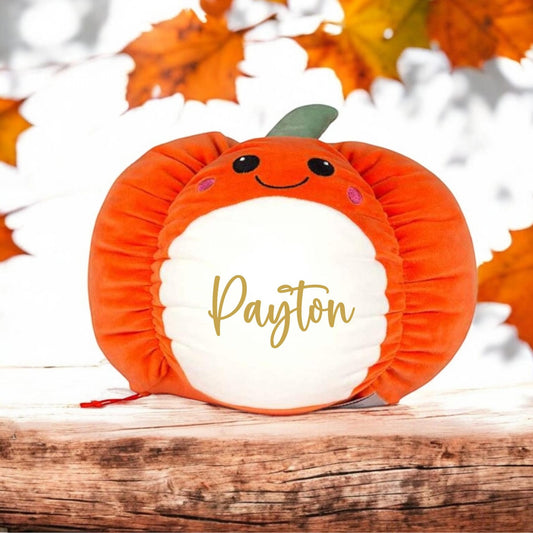 Personalised Festive Plush Squidgy Pillow - Choice of Character