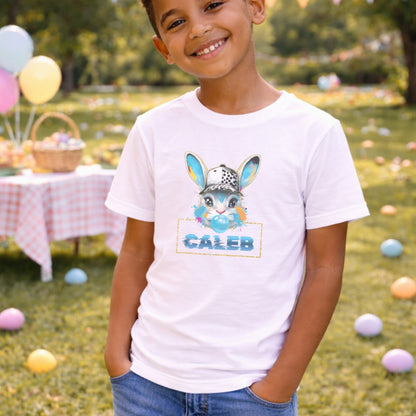 Personalised Easter Bunny T Shirt & Soft Toy