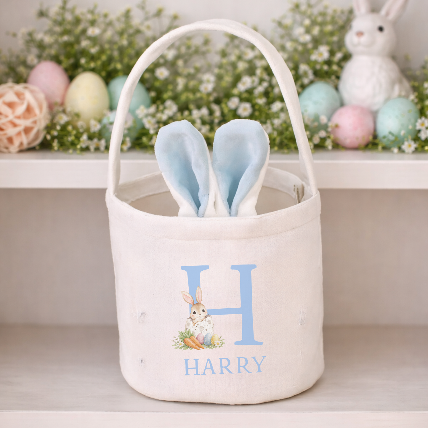 Personalised Easter Egg Hunt Basket