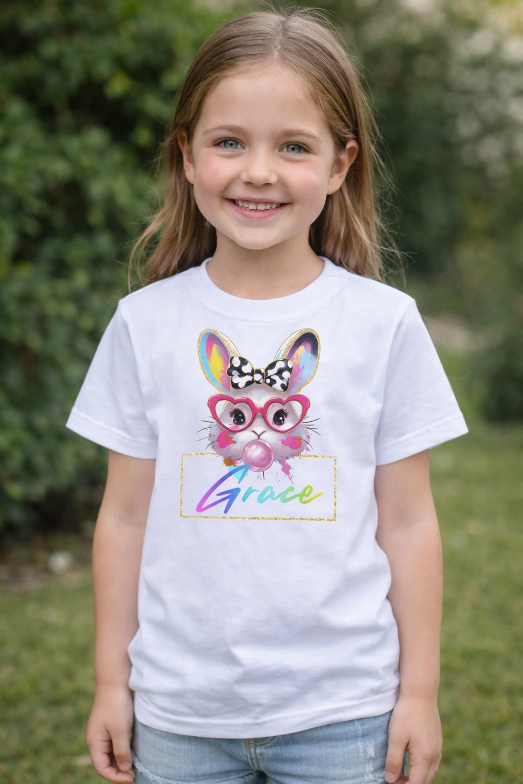 Personalised Easter Bunny T Shirt & Soft Toy