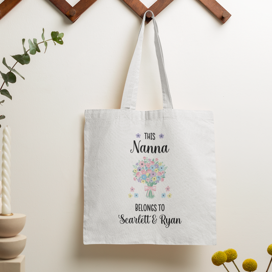 Personalised This Mummy/ Granny Belongs to Tote Bag