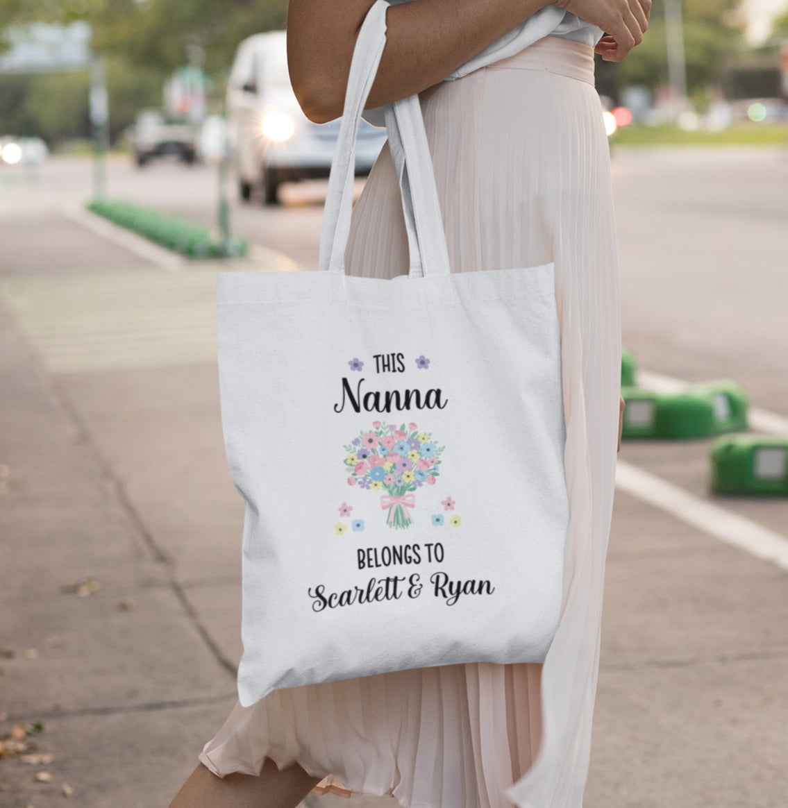 Personalised This Mummy/ Granny Belongs to Tote Bag