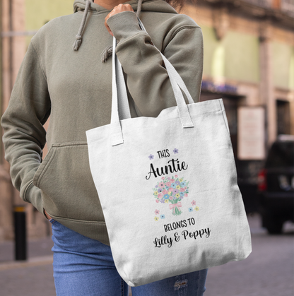 Personalised This Mummy/ Granny Belongs to Tote Bag
