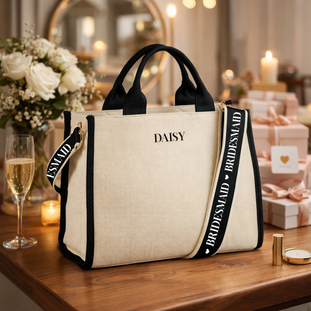 Personalised Bridal Party Tote Bag